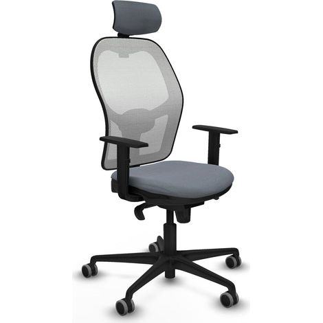 Sedia Ufficio con Poggiatesta Piqueras y Crespo 1D036G2 Grigio (1/5)