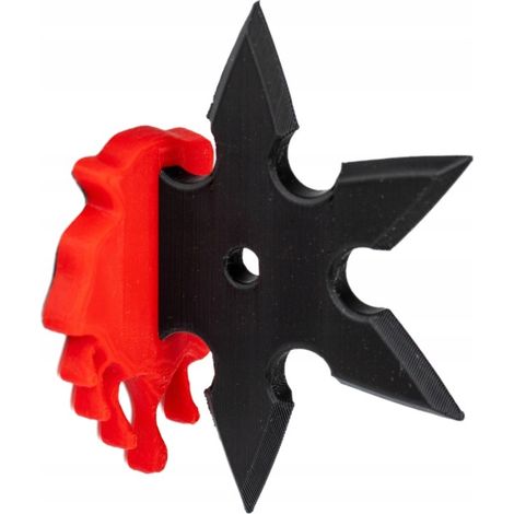 Imán de nevera 3D con forma de estrella ninja Shuriken (1/5)