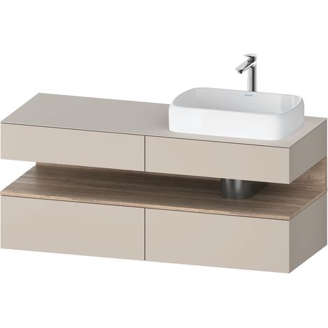 Duravit Collection One Meuble sous-vasque sur console, 2 tiroirs, (1/2)