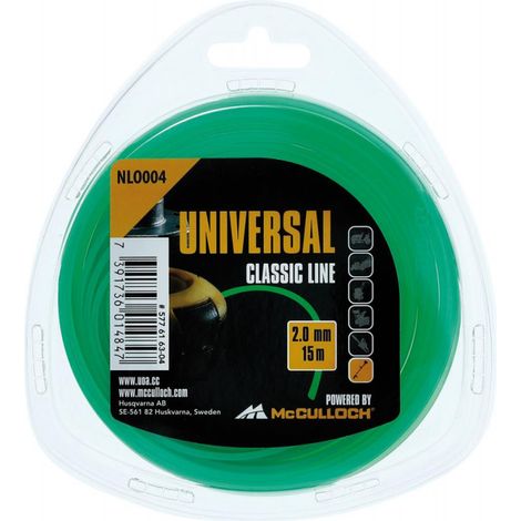 Fil de coupe-herbe en nylon 2mm x 15m NLO004 (1/5)