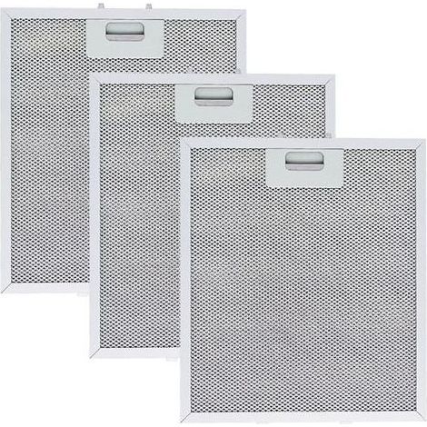 3 pièces Filtre à Graisse Métallique pour Hotte Aspirante 305 x 267mm ,filtres pour hotte aspirante de cuisine,Filtre en Maille Accessoire Hotte Aspirante pour Hottes de Cuisine (1/5)