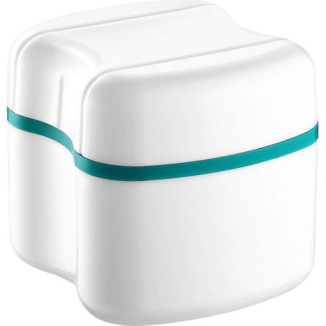 Boîte de rangement en plastique pour prothèses dentaires (1 pièce) - Étui pour appareil dentaire (1/3)
