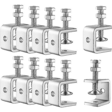Mini-serre-joint en C de 2,5 cm (1 pouce) en métal robuste avec une large ouverture de mâchoire stable, compatible avec Mou (1/5)