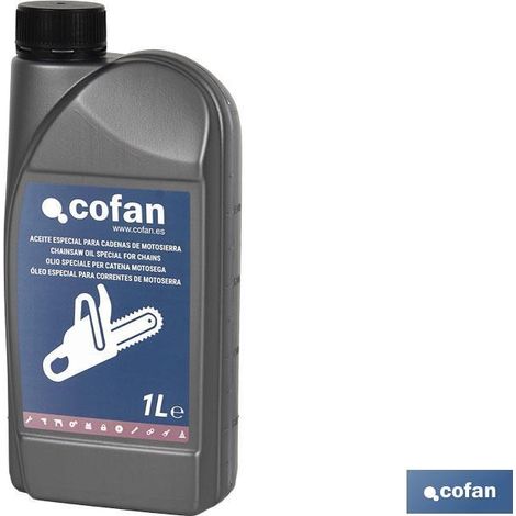 Huile de lubrification spéciale pour chaînes de tronçonneuses (1 l) COFAN 15502025