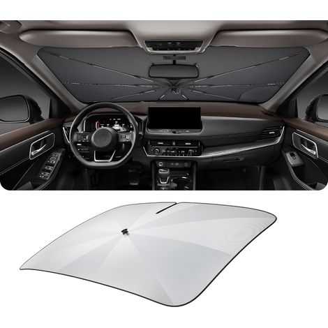 Pare-soleil pour voiture - Pare-brise avant - Compatible avec T33 2022-2026 - Pliable - Protection solaire - Protection UV - Isolation thermique - Accessoires pour (1/5)