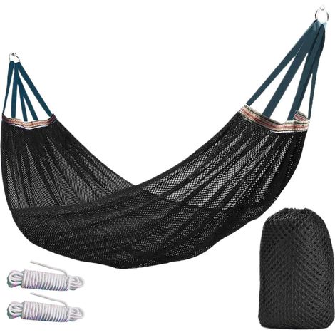 JSSEVN - Tragbare Hängematte für Camping und Freizeit Hängematte zum Wandern, für Strand, Garten, Hof, Reisen und Meditation (1/5)