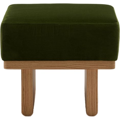 Tabouret en Bois et velours lumineux ANCA (1/3)