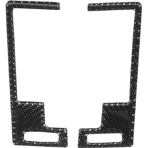 2 pièces garnitures de ventilation climatisation centrale en fibre de carbone pour Nissan 350z 2006-2009 (1/5)