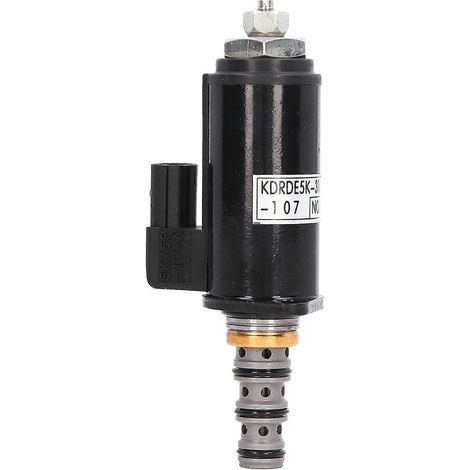 Électrovanne de pompe hydraulique en acier inoxydable pour pelle SK200-6E KDRDE5K31-30C50-107 YB35V00005F1 (1/5)