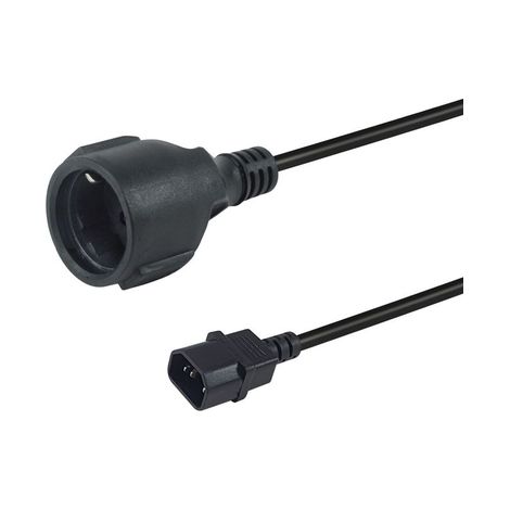 Cavo di alimentazione Equip 112106 nero 0,25 m IEC C14 CEE7/3 (1/5)