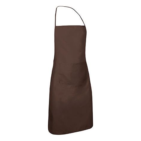 Delantal largo multiusos Chef Marrón Nogal 87 x 60 cm