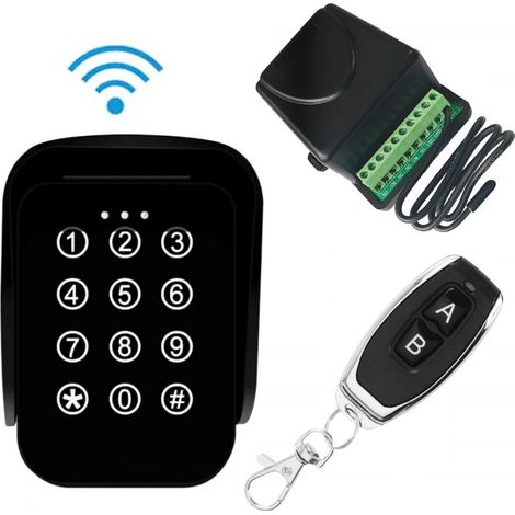 Télécommande et récepteur pour porte de garage, accessoire de commande automatique,Combination (1/5)
