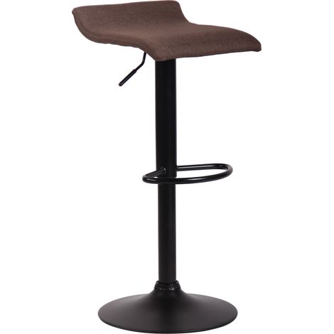 Barhocker Dyn V2 Stoff braun schwarz