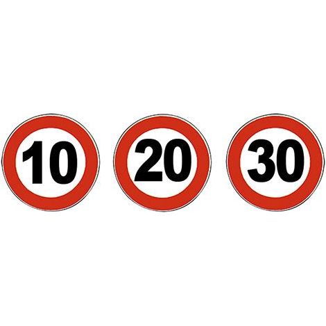 Segnale 'Limite Massimo Di Velocita'' Fig. 50 Km/H 10