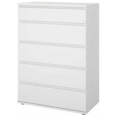KIT CASSETTIERA NOVA 5 CASS 76,8X40X106,6CM BIANCO