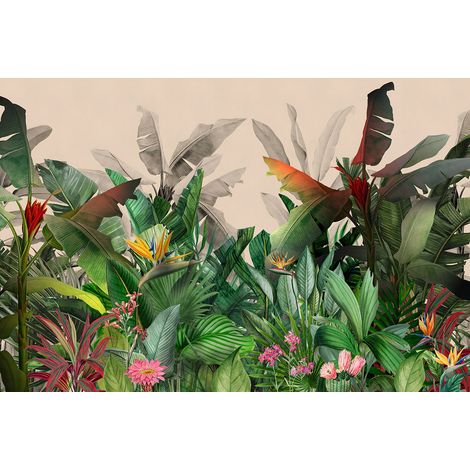 Papier peint panoramique - Forêt Tropicale - 130 cm x 87 cm (1/2)