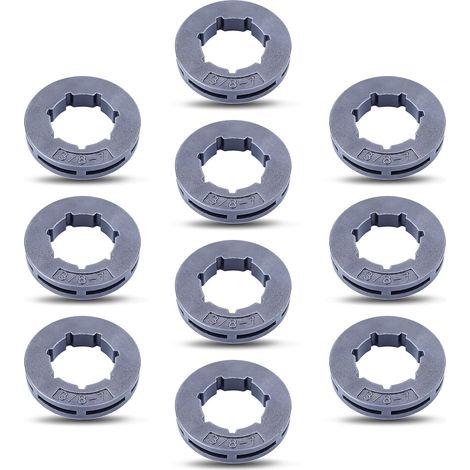 10 pcs Petite couronne d'entraînement 7 dents 19 mm pour Stihl MS290 MS360 MS310 pour Husqvarna 154 254 50 51 55 Echo Homelite Dolmar Oregon 18720 (1/5)