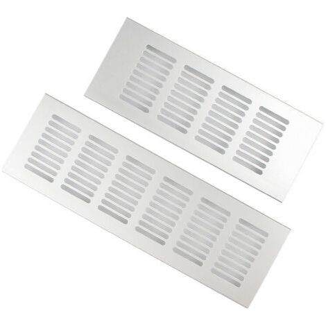 2PCS Grille de Ventilation Rectangulaire, Grille D'aération Rectangulaire, Grille D'aération, Grille Ventilation Rectangulaire (1/5)