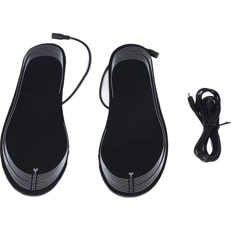Semelles Chauffantes USB en EVA, 2 Pièces, Taille Réglable 35-44, Douces et Chauffage Uniforme (1/5)