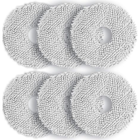 Almohadillas de limpieza FOREHILL para Ecovacs T30 PRO OMNI, 6 almohadillas de repuesto lavables para DEEBOT T30 OMNI T30S T30S PRO T30S COMBO T3 (1/5)