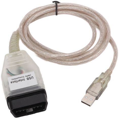 BUNTHAUS K+DCAN Outil de diagnostic de numérisation OBD2 Interface USB avec remplacement de CD pour série 3 E46 E83 E90