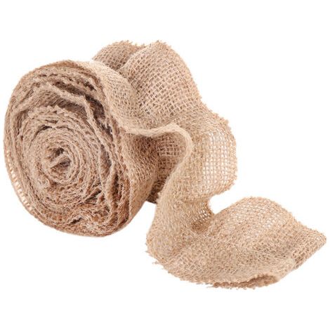 Guirlande de ruban d'arbre de Noël Ornement de Noël à carreaux de buffle, 9 pieds X 1 rouleaux Guirlande de ruban d'arbre en tissu à carreaux de buffle, décoration de maison de Noël (1/5)