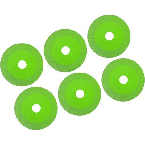 Disque à Tronçonner le Verre, Lame Diamantée Circulaire à Bord Incisif à Faible Bruit pour Bouteille de Vin en Carreaux de Céramique (6PCS) (1/5)