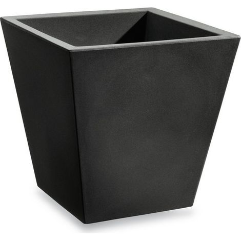 Cosmos quadratische Vase  Anthrazit - 50 cm
