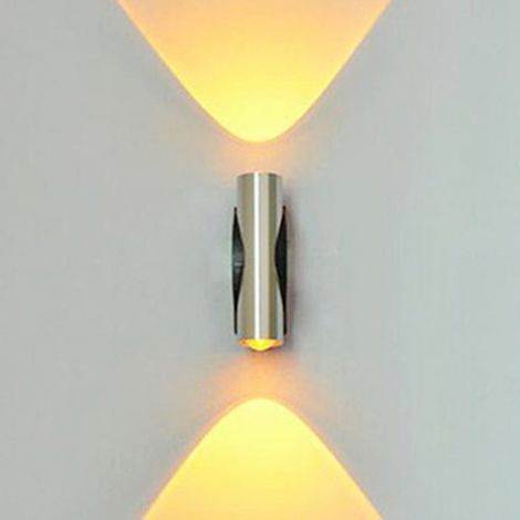 Applique murale LED double face 176-265V, luminaire d'intérieur/extérieur en aluminium pour chambre, escalier, couloir, salon, décoration intérieure