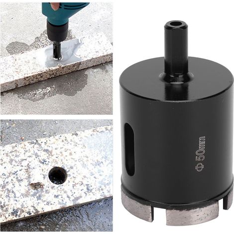 Foret diamant fritté de 50 mm pour percer les carreaux de céramique, le béton et le marbre (1/5)