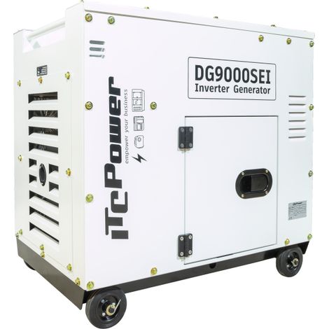Itc Power – Groupe électrogène diesel Inverter 6500W – Monophasé – Démarreur électrique – Prise AUTO pour installation solaire – 92 dB (1/5)