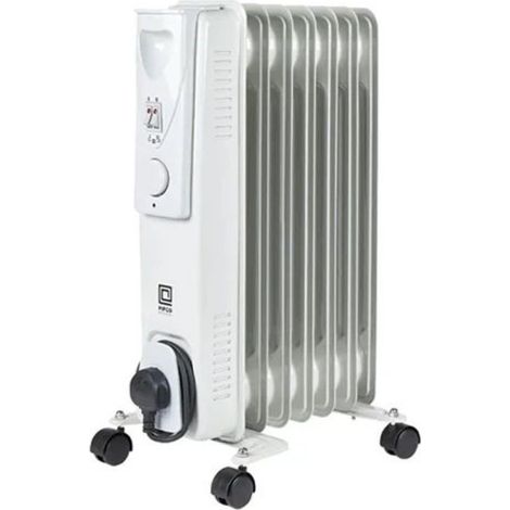 PIFCO Oil Filled Radiator 1500W 7 Fin White - Model 203854