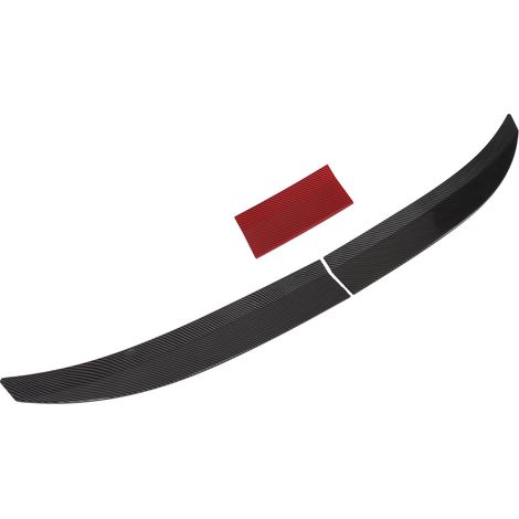 3er-Pack verstellbare ABS-Heckspoiler, verschleiß- und hitzebeständig, Carbon-Optik, universell für Limousinen (1/5)
