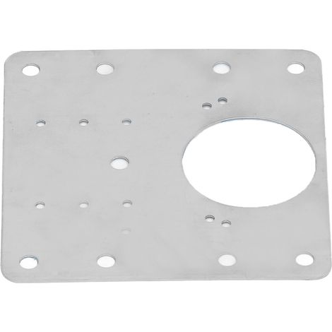Charnière de réparation en acier inoxydable, kit d'accessoires de fixation avec vis pour meubles, plaque de maintenance robuste (1/5)