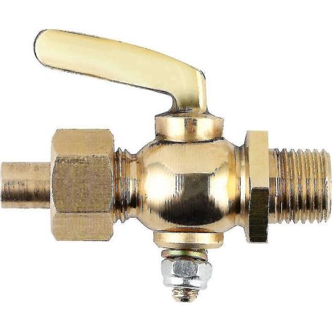 Robinet d'essence en laiton pour motos classiques et vintage, 1/4"-1/4" BSP 30005 (1/5)