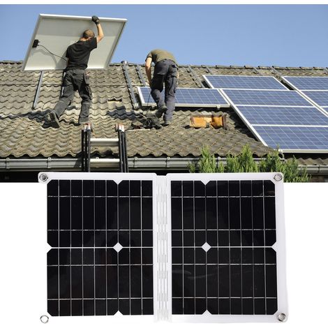 Kit panneau solaire 20 W, chargeur solaire pliable 18 V (1/5)
