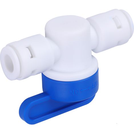 3 Stück G1/4 Rohrverbinder-Kugelhahn, PE-Rohr-Wasserschlauchverbinder-Schalter für Abwassersysteme (1/5)