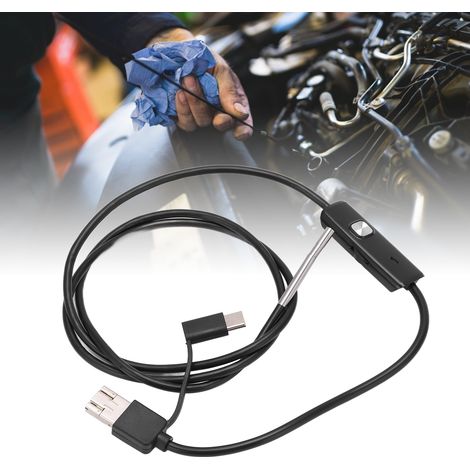 Endoscope haute définition 3-en-1 AN100-3.9 (3,9 mm) pour téléphones Android, endoscopes pour canalisations, inspection d'équipements automobiles, câble flexible de 1 m (1/5)