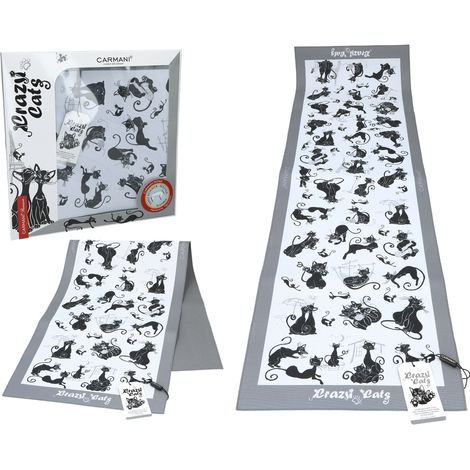 Runner da tavola per tavolo stretto, mondo dei gatti, gatti, carmani, tovaglia, decorazione, regalo (1/4)