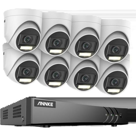 Système de caméra de surveillance, résolution 5MP, design étanche, Kits DVR 8CH 8Pcs, 1T (1/2)