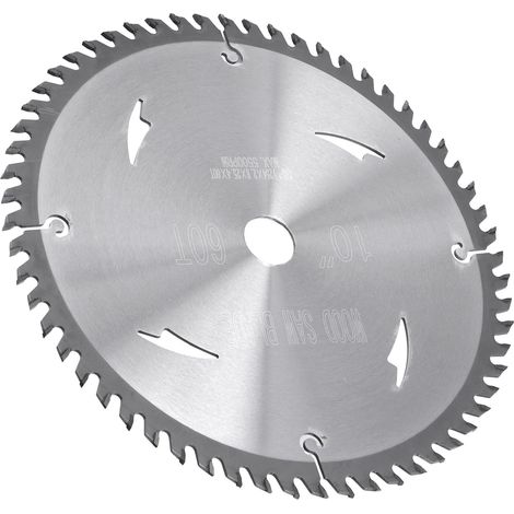Hartmetallbestücktes, abwechselnd gezahntes Kreissägeblatt, silberfarben, scharfkantig, verschleißfest, für Brettschichtholz (1/5)