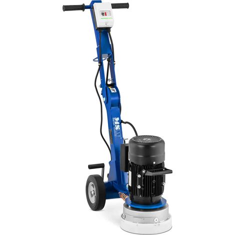 Helloshop26 – Ponceuse fraiseuse à béton électroportative 2 200W – Disque 250mm – Ponçage à sec et humide – Moteur puissant pour sols lisses