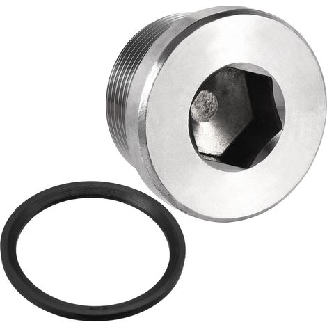 Inoxydable Acier Interne Hexagonal Tête M33x1.5 Tuyau Raccord (1/5)