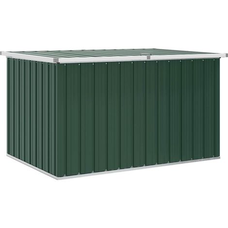 Caja de almacenaje para jardín verde 149x99x93 cm vidaXL
