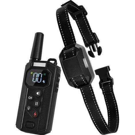 Dispositif intelligent de dressage à distance pour chiens : Collier électrique anti-aboiement (choc et vibration) — Aide au dressage et dispositif anti-aboiement
