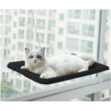 Fenster-Katzenhängematte – geeignet für große Katzen bis 25 kg