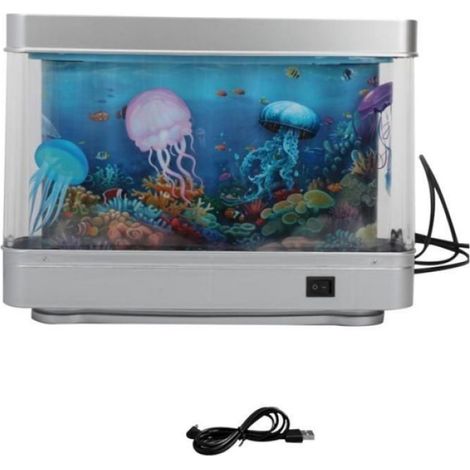 Lampe D'Aquarium Simulée USB Lumière Artificielle D'Aquarium de Poissons Tropicaux Veilleuse de Décoration D'Aquarium Lampe de (1/5)