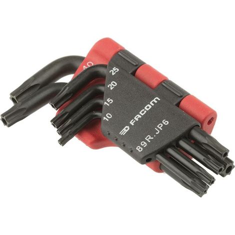 Juego de 6 llaves masculinas Resistorx FACOM 89R.JP6PF (10 a 40 mm)