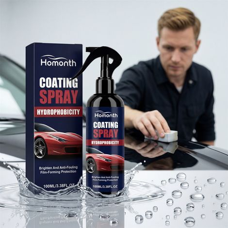 Autolack-Spray: Macht den Lack glänzend, ist wasserabweisend, schützt vor Staub und Schmutz und hält die Lackoberfläche sauber und gesund – 100 ml -- DE (1/5)