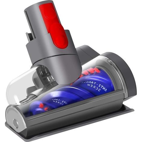 Mini Elektrobürste für Dyson V7 V8 V10 V11 V15 Staubsauger, Mit Anti-Verwicklungsfunktion Zubehör Entfernt Milben,Turbinendüse für Sofa, Autositz,Teppich (1/5)